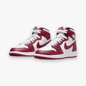 Air Jordan 1 Retro High OG - Team Red/White Sneakers - 3.5Y